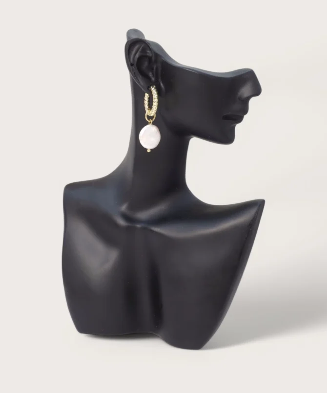 Twist Pearl Creolen – Bild 5