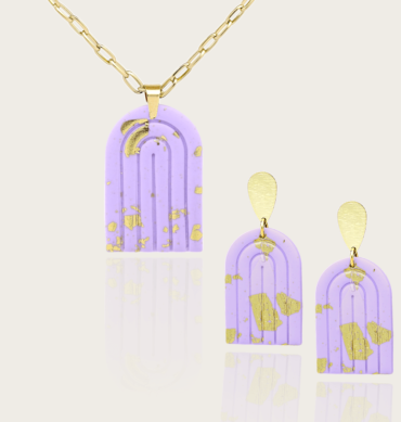 Rainbow Purple <br> Schmuck-Set